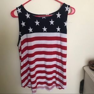Old navy USA flag shirt